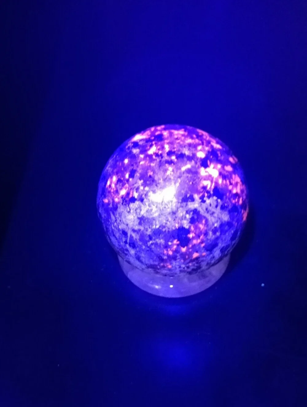 Polished Yooperlite Crystal Sphere